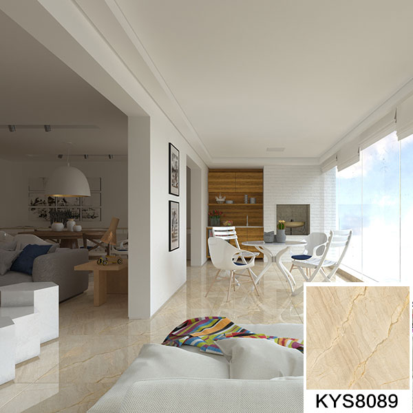 丝瓜视频网站在线观看陶大理石瓷磚土耳其淺灰白KYS8089瓷磚客廳效果圖